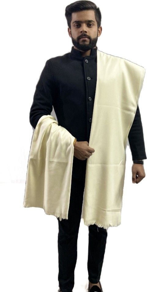 Zaria Fabs Wool Solid Men Shawl-picture-13