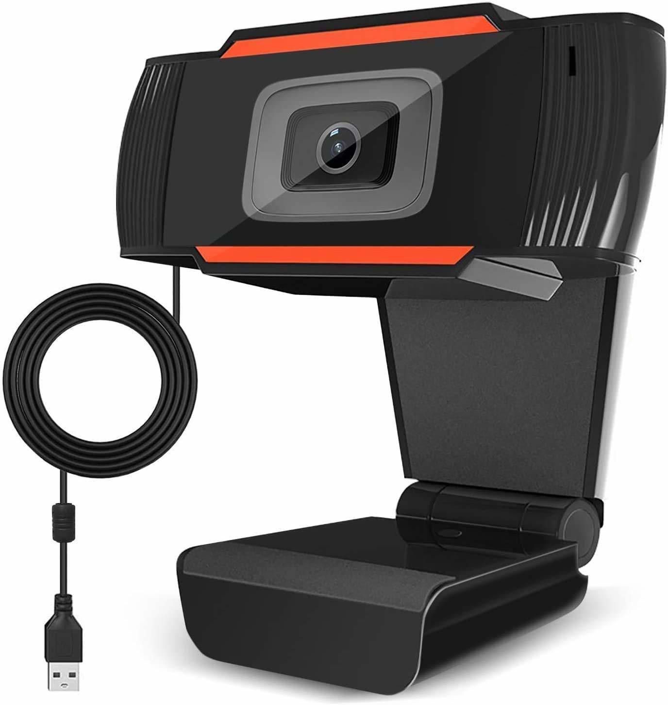 Webcam with inbuilt microphone hd 720p web camera for online classes video Wipe Warmer-image-7