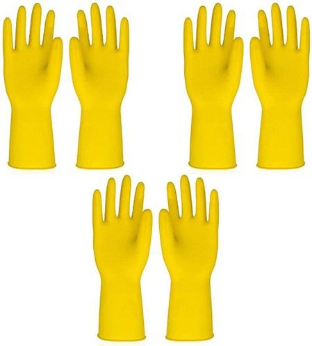 Rubber Hand Gloves Reusable Washing Cleaning Kitchen, Garden Glove, Gardening Glove, Garden Gloves, Gleaning Gloves yellow Gardening Shoulder Glove-image-28