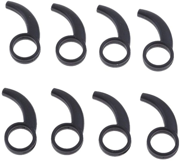 Somapa 8 Pcs (4 Pair) Earbuds For boAT Rockerz 255 Earhook only | Rubber Earbuds For Boat Rockerz | Black (8 Pcs) In The Ear Headphone Cushion-image-3