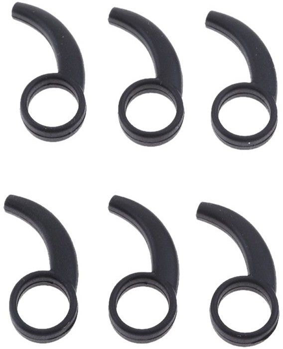 Somapa 6 Pcs (3 Pair) Earbuds For boAT Rockerz 255 Earhook only | Rubber Earbuds For Boat Rockerz | Black (6 Pcs) In The Ear Headphone Cushion