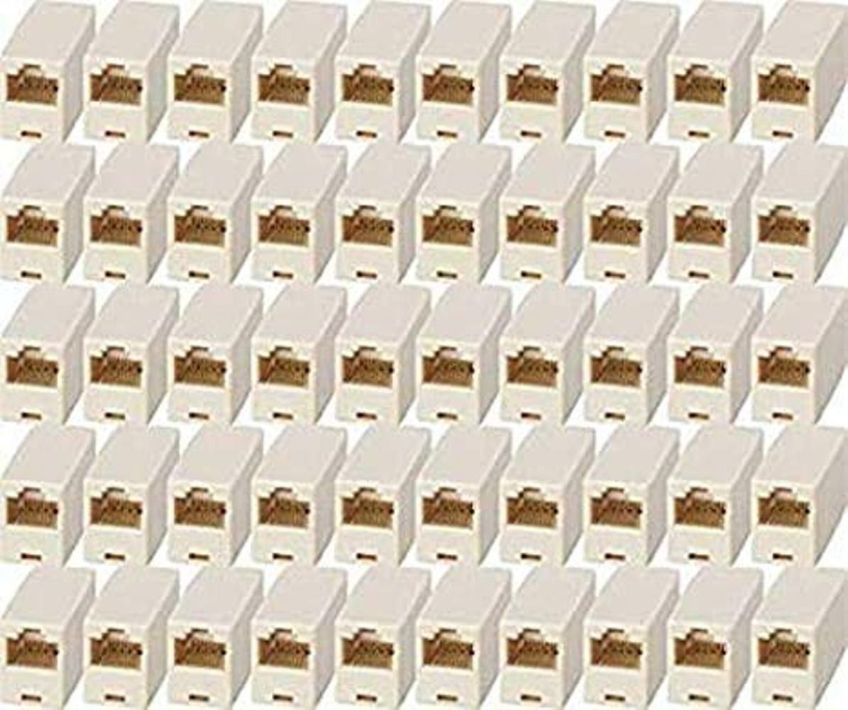 EXPERTRONICS Pack of 50 LAN/RJ45 Cable Connector Female to Female Ethernet Coupler Extender Lan Adapter-picture-17