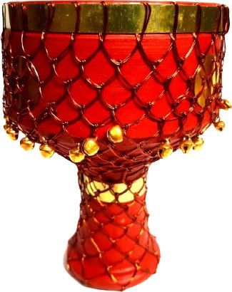 Desi hookah Red Chilam Red Ceramic Surahi-image-38