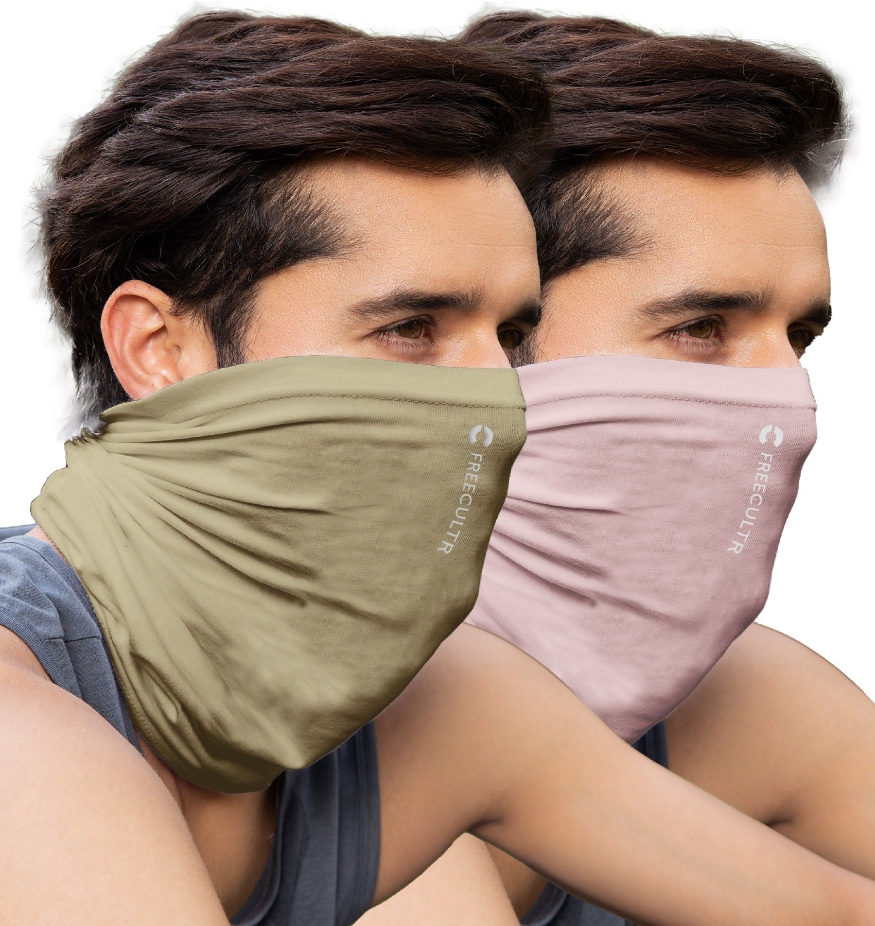 Unisex Anti Microbial Super Soft & Comfort Fit, Breathable Multipurpose Headband, Face Mask for Dust Protection Men Solid Bandana-image-34