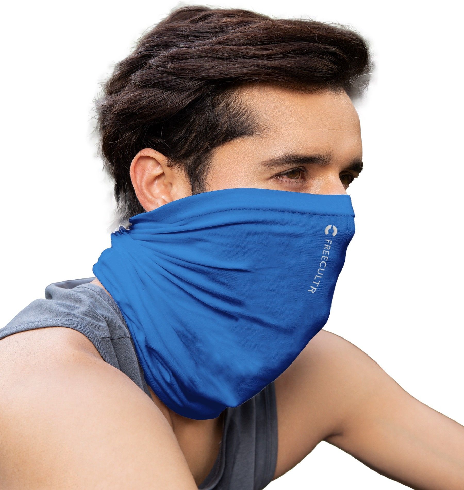 Unisex Anti Microbial Super Soft & Comfort Fit, Breathable Multipurpose Headband, Face Mask for Dust Protection Men Solid Bandana