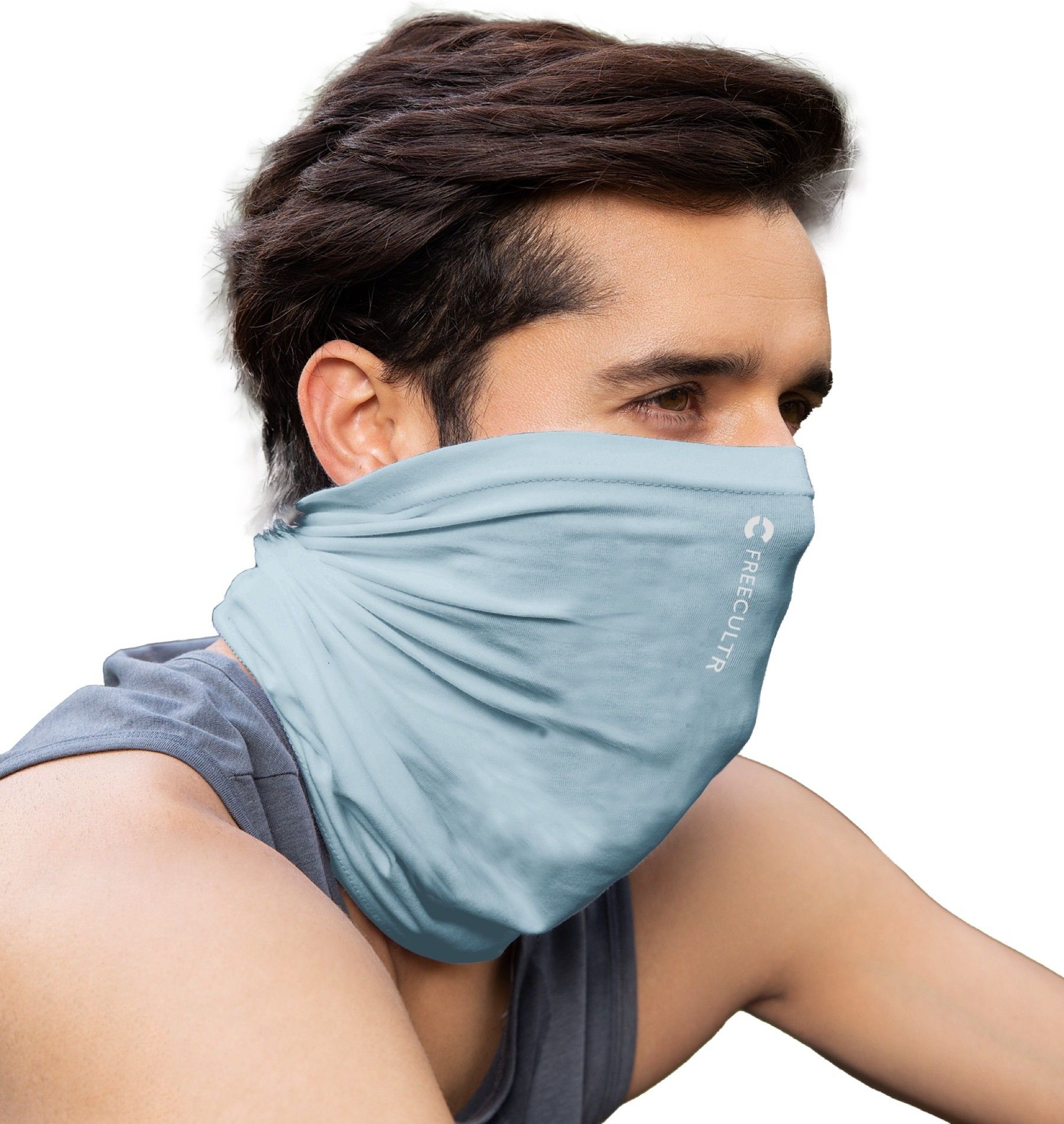 Unisex Anti Microbial Super Soft & Comfort Fit, Breathable Multipurpose Headband, Face Mask for Dust Protection Men Solid Bandana