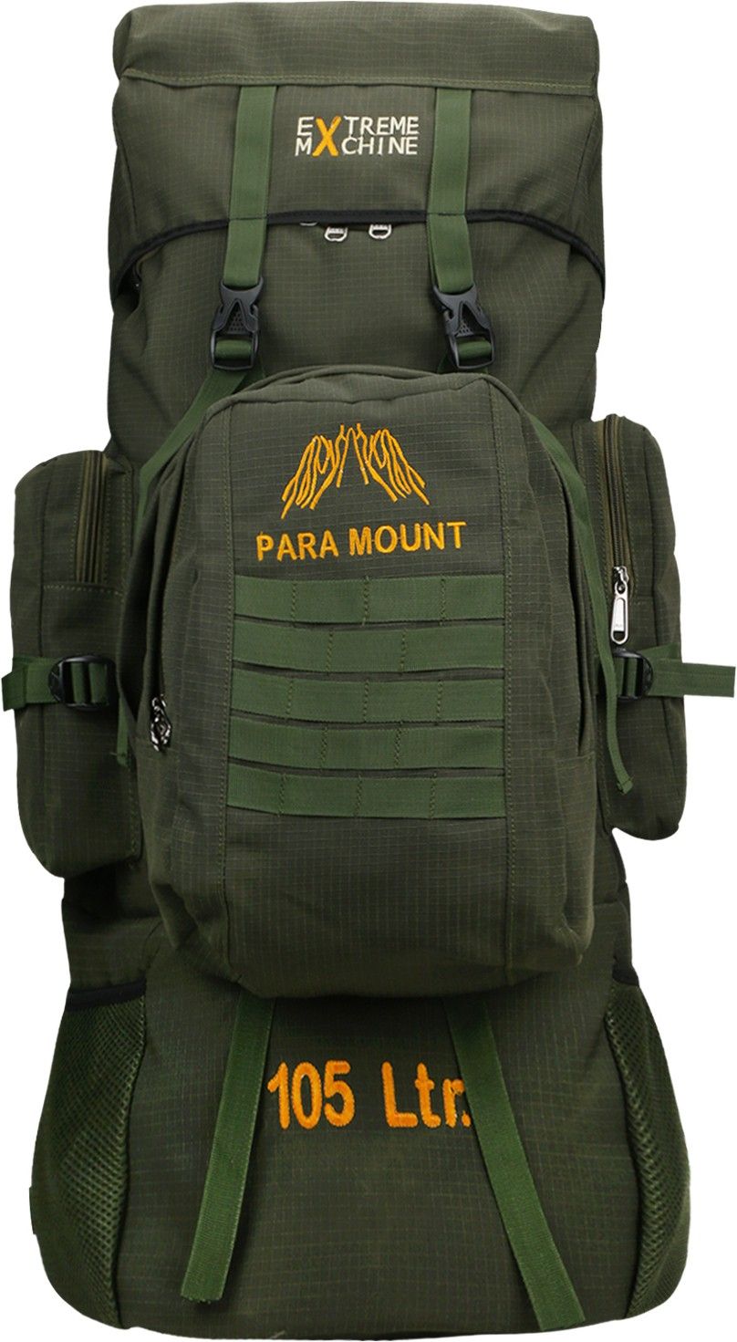 extreme machine Detachabe 2 In 1 Zipper Closure Canvas Rucksack Bag Trekking Bag Hiking Backpack Rucksack - 105 L-picture-12