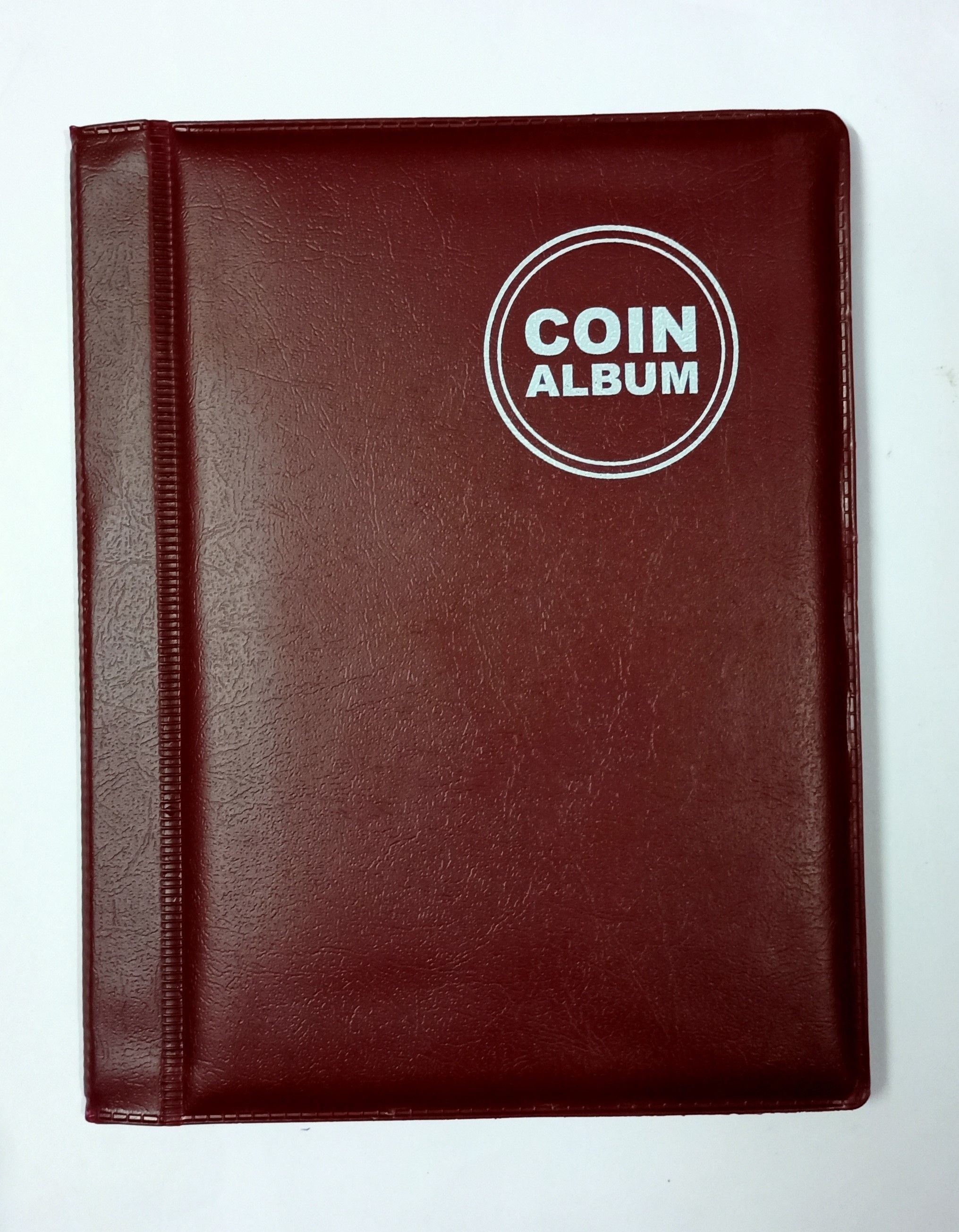Coin Album for Keeping 60 Coins collection Red Color Coin Bank