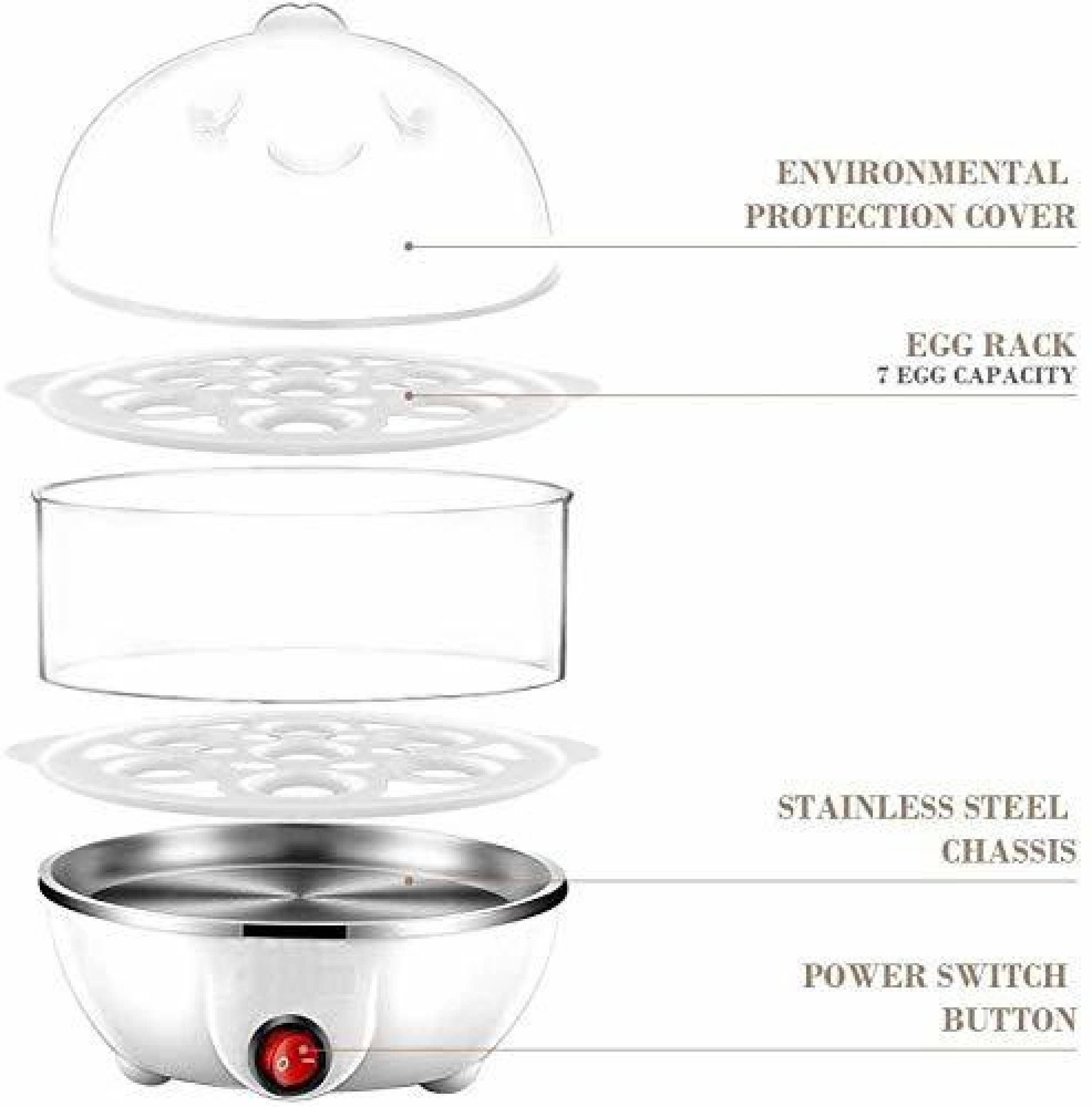 dn brothers Double Layer Egg Boiler 14 Egg Electric Cooker Steamer for Home Food Boiling 173 Double Layer Electric Egg Boiler, Cooker, Poacher Steamer Egg Cooker 173 Egg Cooker-picture-21