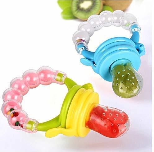 Baby 2 Pcs Fresh Food Nibbler Baby Pacifiers Feeder Kids Fruit Feeder s Feeding Safe Baby Supplies Teat Pacifier Bottles Teether and Feeder Soother Soother-image-19