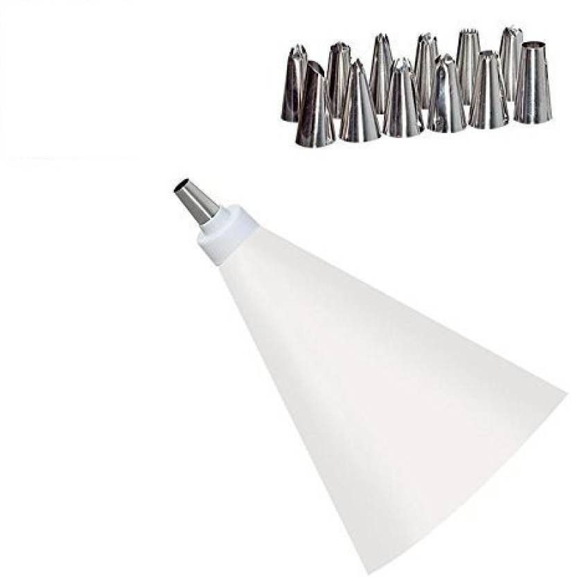 Frosting Icing Piping Bag Tips with steel nozzles Full Cake Maker Cake Maker