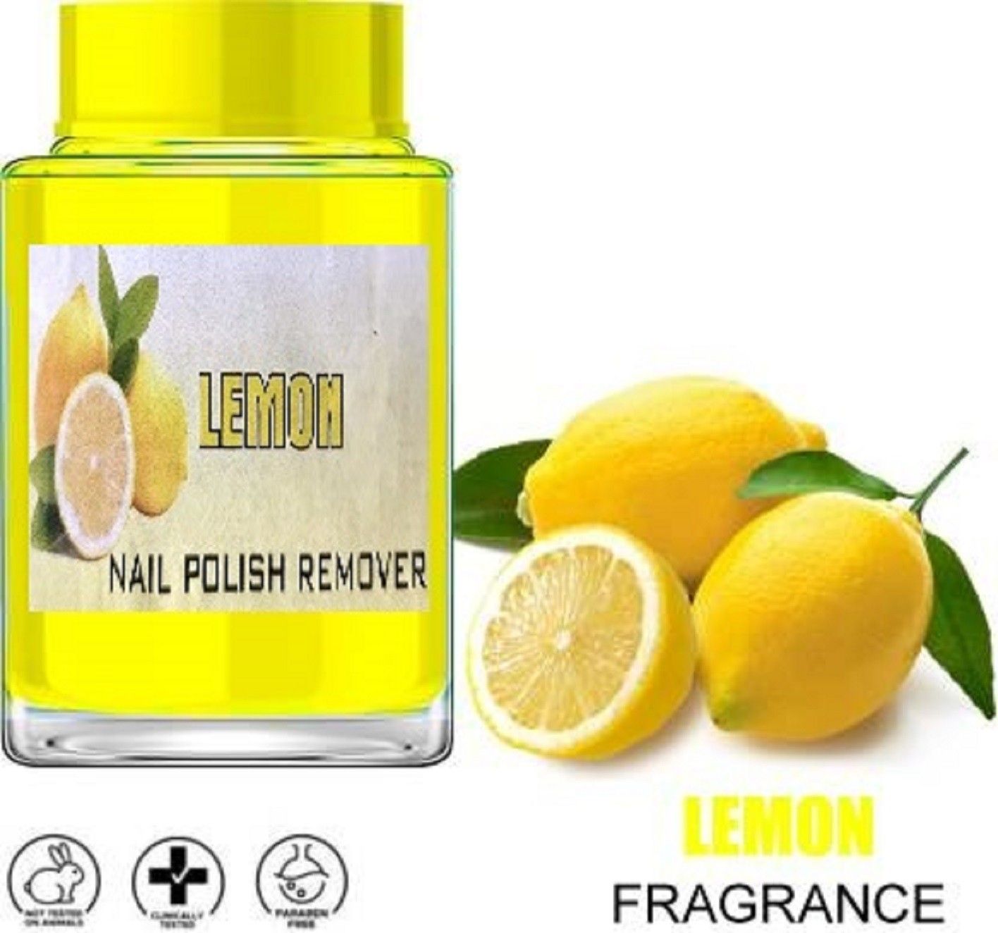 Lemon Nail Paint Remover Sponge-image-29