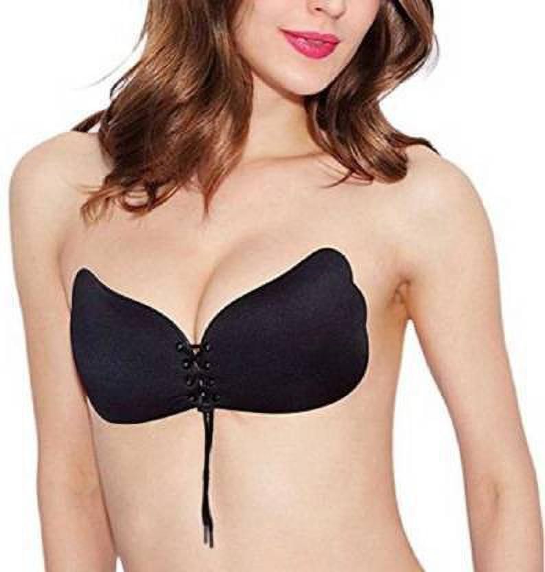 maitri enterprise Women Lightly Padded Self Adhesive Pushup Strapless Backless Invisible Bra M29 Nursing Breast Pad-picture-37