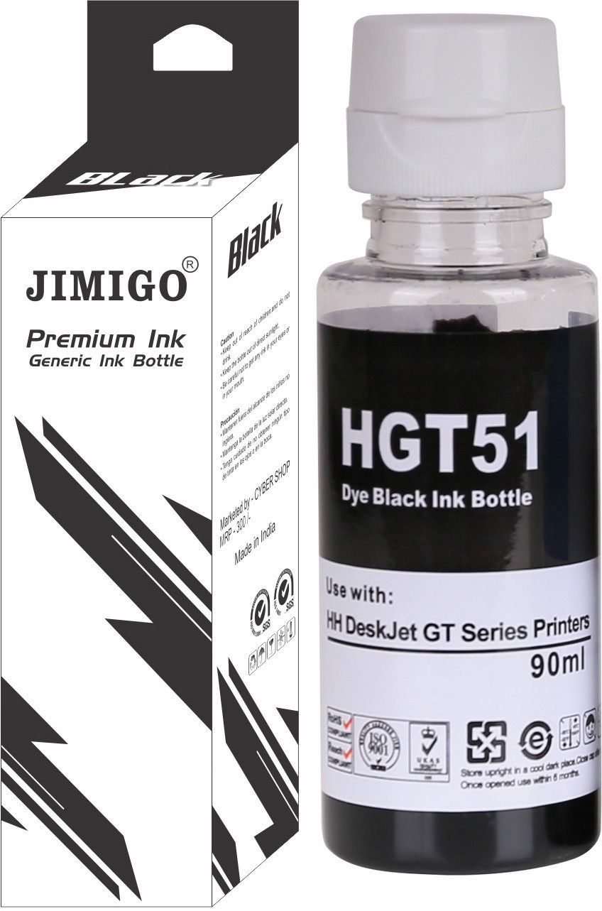 JIMIGO ( 2 BOTTLE BLACK INK ) Black Ink Bottle