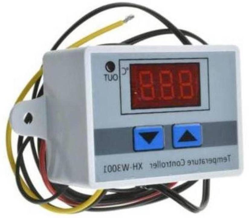 YOURBOT DIGITAL THERMOSTAT W3001 Digital LED Temperature Controller 220V AC 10A Thermostat Control Probe, Incubator Temperature Controller. Multipurpose Controller