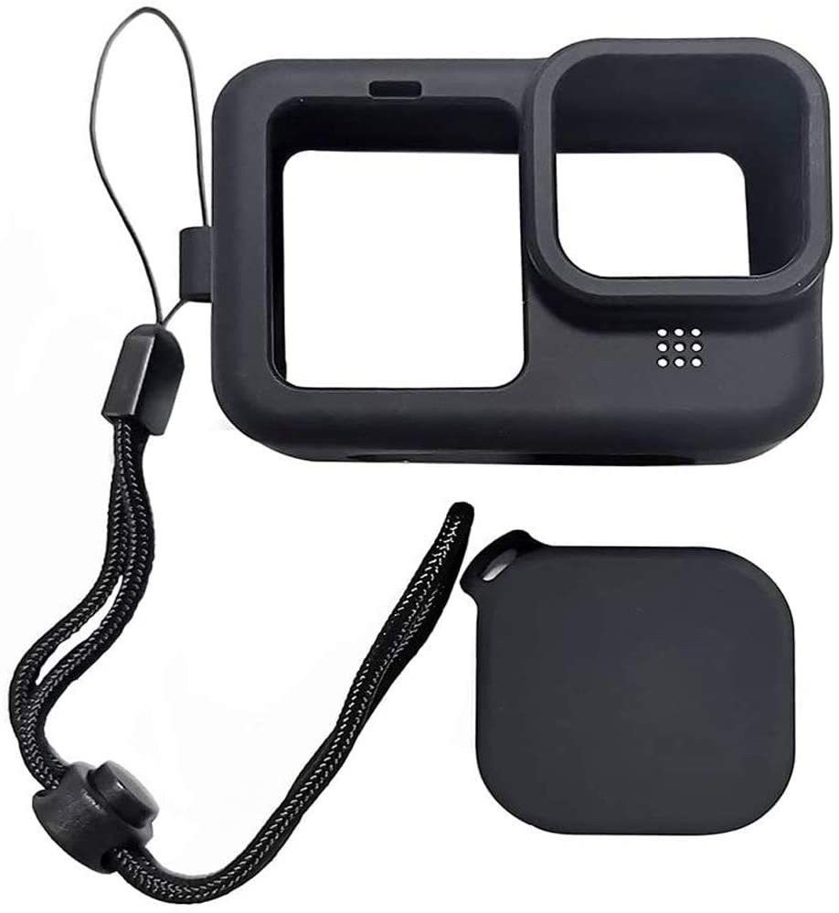 Yantralay Silicone Sleeve Case For Hero 9 Black Silicone Sleeve Case