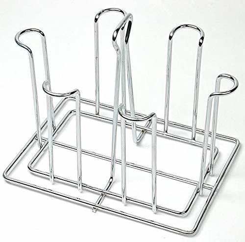 SQUARE STANDARD GLASS STAND Stainless Steel Glass Holder
