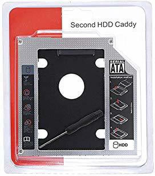 2nd Hard Drive Caddy, Universal for 9.5mm CD/DVD Drive Slot (for SSD and HDD) Handheld Data Collector