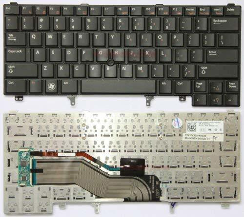 TechSonic Laptop Keyboard For DELL Latitude E5420 E6220 E6230 E6320 E6420 Internal Laptop-size Laptop Keyboard image 1