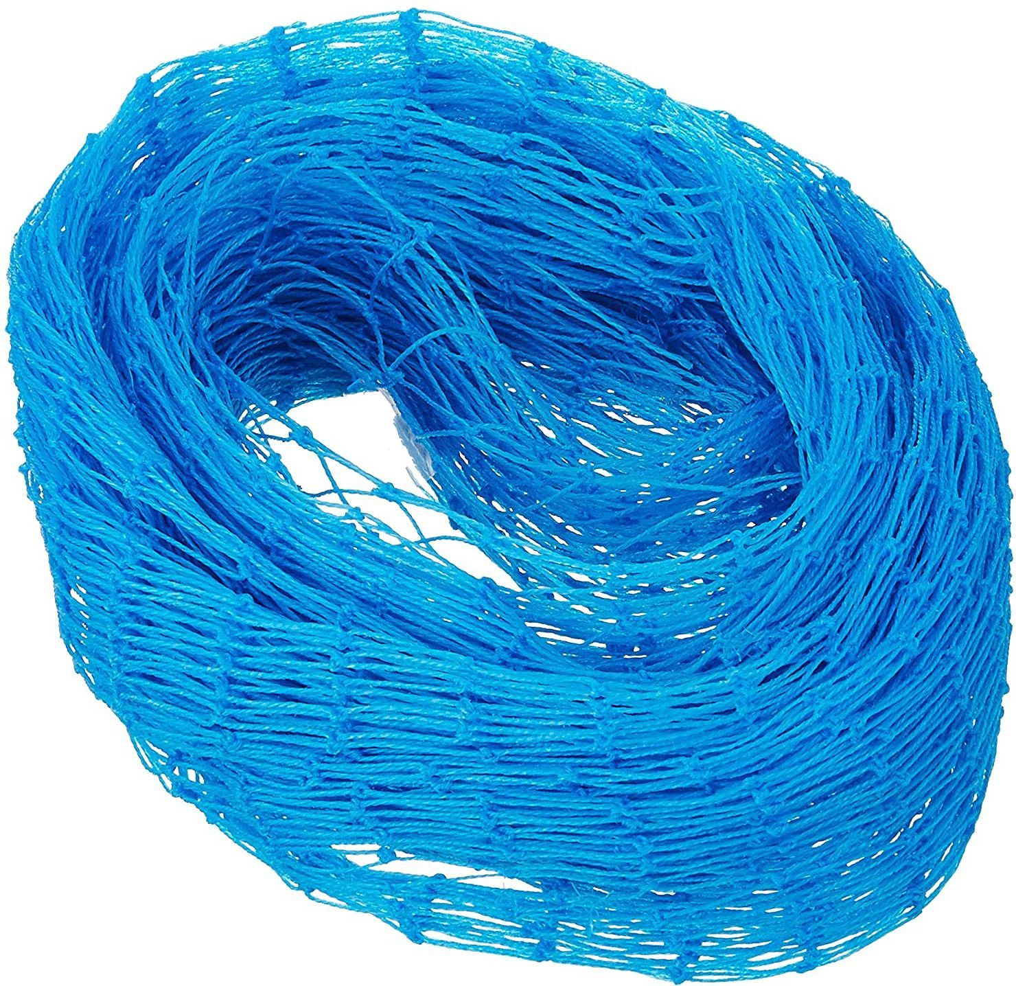 UV Stabilized Nylon Pigeon Net_Bird Net_Monkey Net_6 X 10 Feet_Blue Color Camping Net