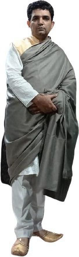 KASHMIR HANDLOOM Cashmere Solid Men Shawl-picture-21