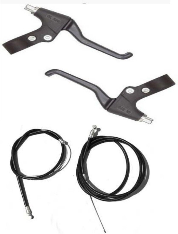 la traders BICYCLE POWER BREAK LEVER WITH WIRE SET OF COMBO Bicycle Brake Disk image 1