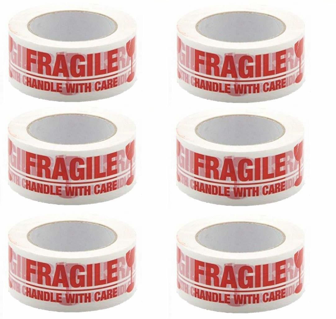 hippo single na Fragile Handle With care Printed Cello Tape (Manual)-picture-4