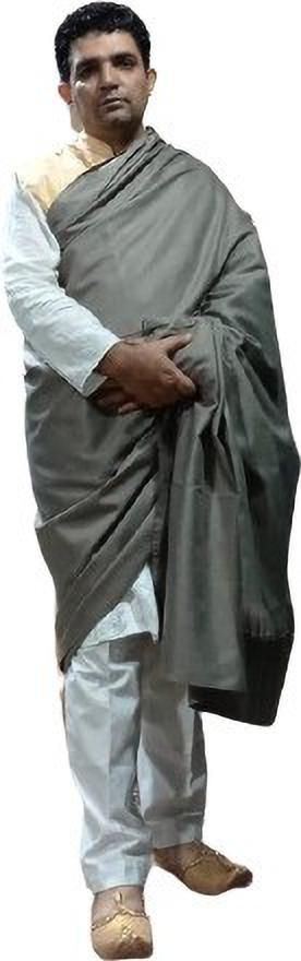 KASHMIR HANDLOOM Cashmere Solid Men Shawl-picture-13