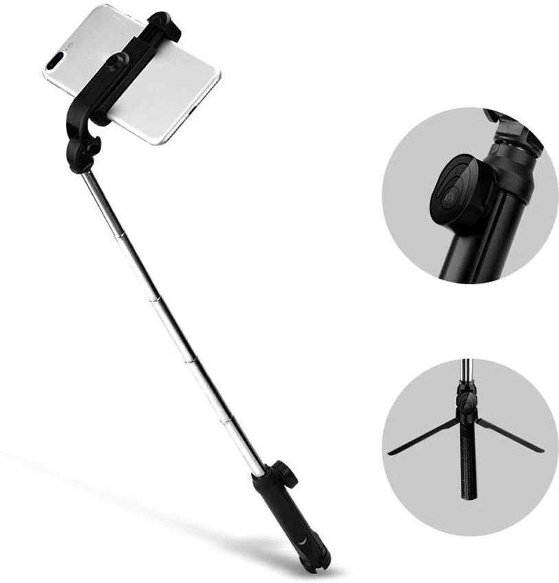 Wanzhow Extendable Selfie Stick with Wireless Remote 3 Axis Gimbal for Mobile image 1