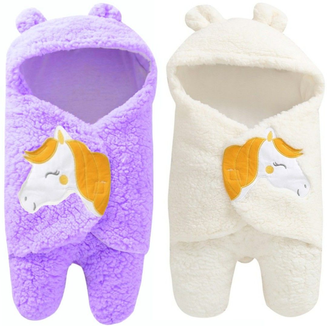 New Born Supersoft Wearable Swaddle Wrapper Cum baby Sleeping bag Combo of 2 Sleeping Bag-image-14