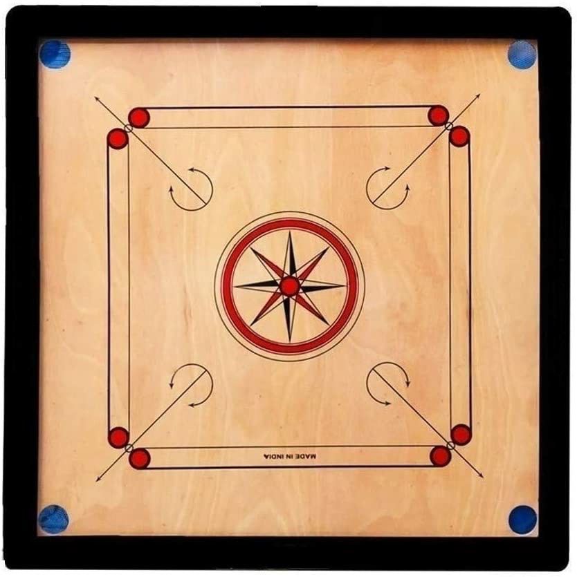 20 inch with 1.5"×1.25" Frame 4 mm Ply 50.8 cm Carrom Board-image-32