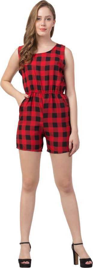addicted attire Checkered Women Jumpsuit-picture-13