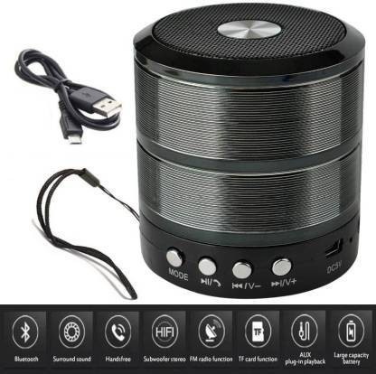 BSVR Splashproof Ws887 Wireless 082 Bluetooth Speaker New Arrival 10 W Laptop/Desktop Speaker Mod image 1