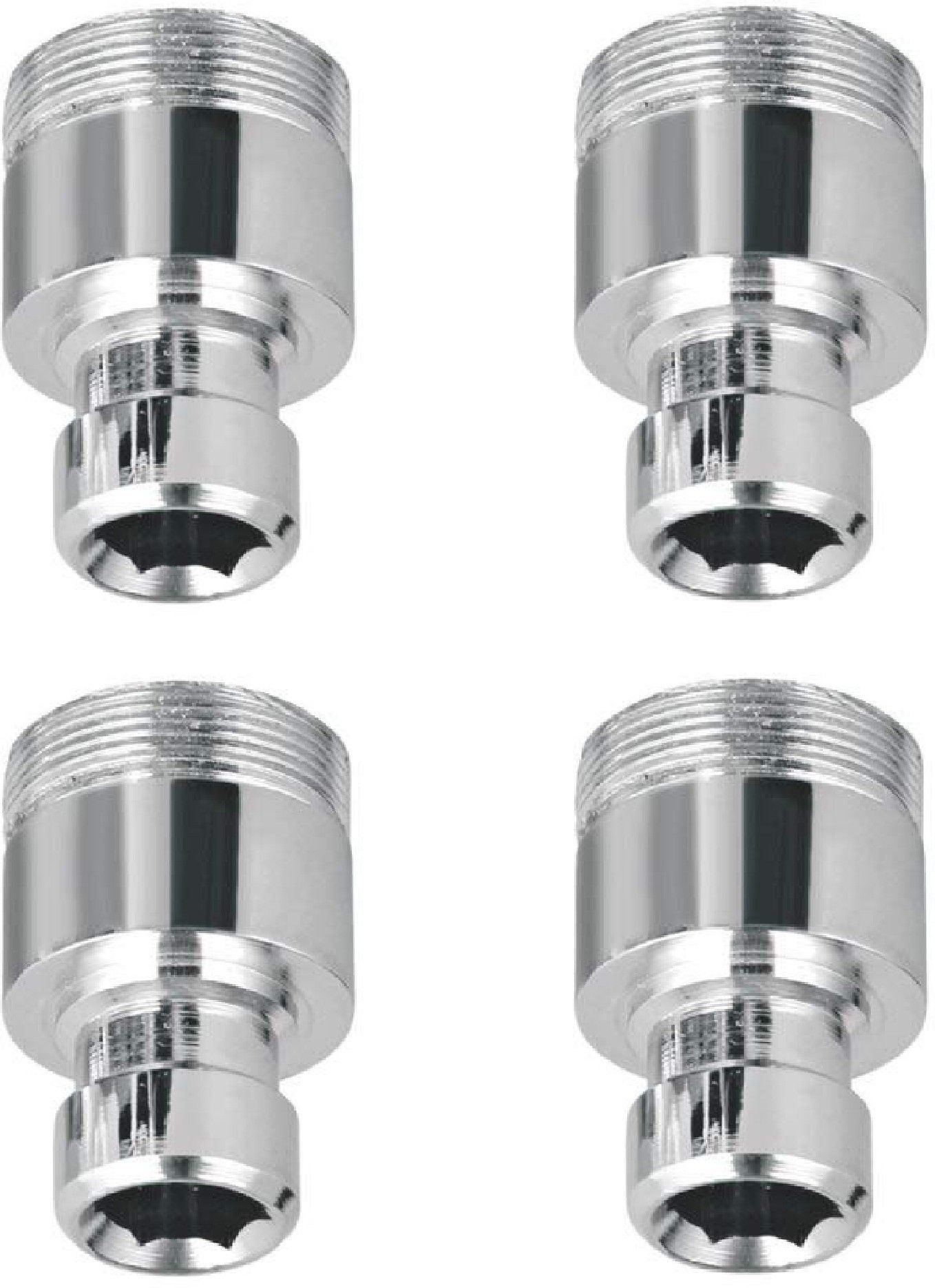 Chrome Plated Brass Washing Machine C.P Nozzle, Adapter, Connector, Nipple Pack of 4 Piece Bidet Nozzle-image-6