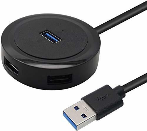 Smacc Xl-9032 4-Port USB 3.0 Hub with Long Cable 1.2m Round Header Superspeed Data Hub High Speed Compatible for Laptop, PC, Notebook, Tablet, Mobile, Pendrive etc USB Hub-image-44