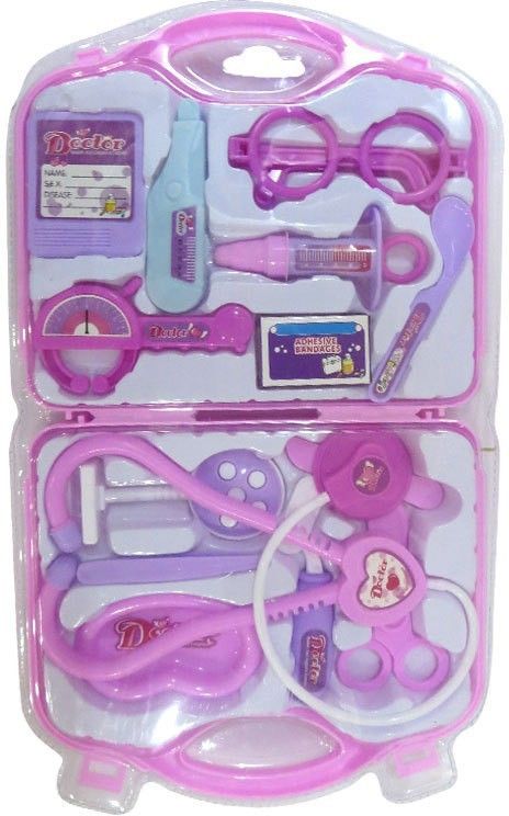 14 pcs Doctor Kit Toys for Kids, Doctor Kit Pretend Play Doctor Play Set Medical Carry-case Nurses Toy Set Fun Toy Gift Early Education for Kids (Multicolor, Pack of 1)-image-36