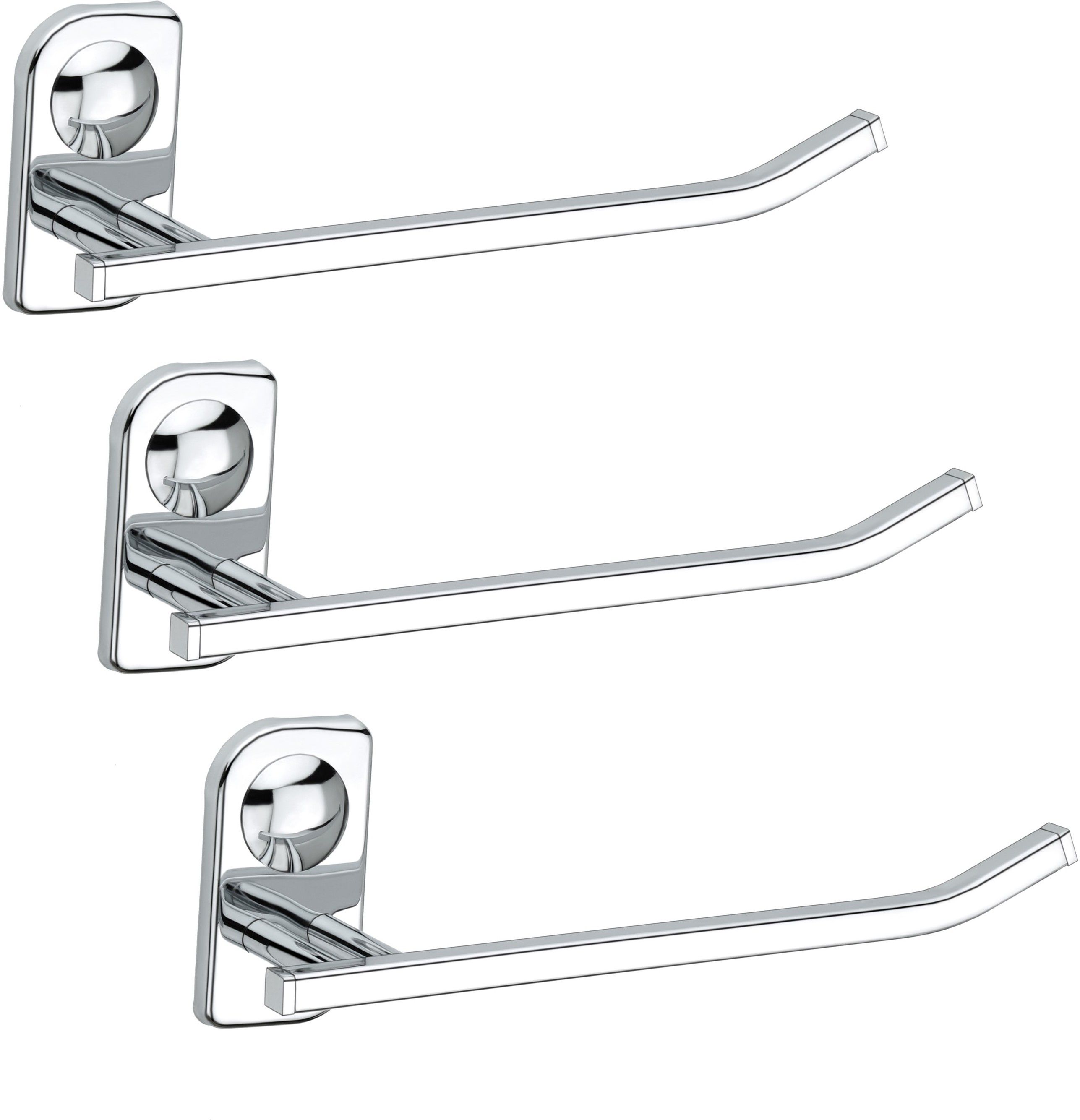 plantex Dream High-Grade Stainless Steel Napkin Ring/Towel Ring/Napkin Holder/Towel Hanger/Bathroom Accessories (Pack of 3) Chrome Finish Towel Holder-picture-43