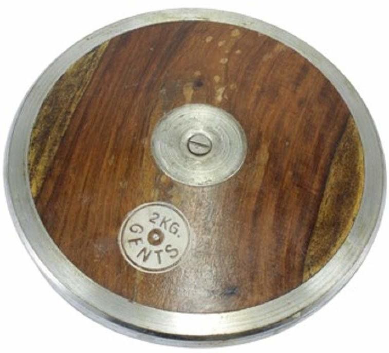 Wooden Discuss Throw 2Kg Disc Wooden Discus Throw Disc
