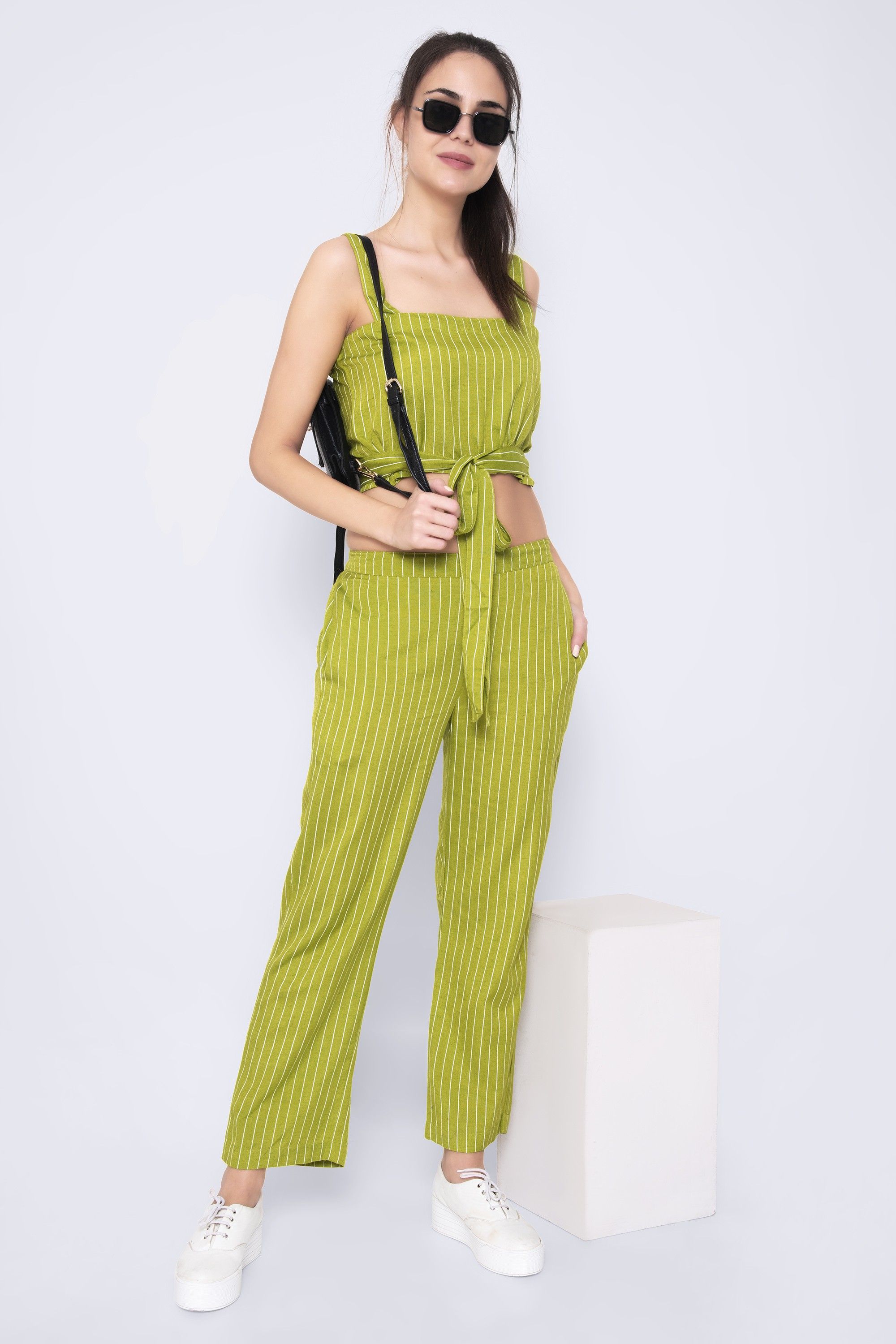 Striped Women Jumpsuit