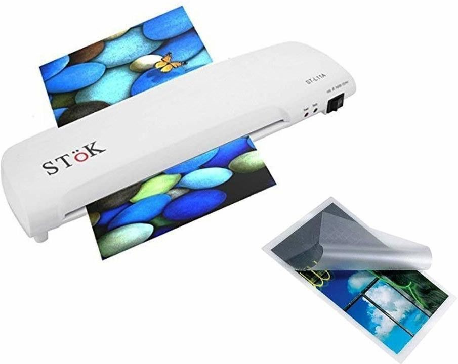 Stok Fully Automatic / A4 Laminator with Jam Release Button | Supports Hot & Cold Lamination 10 inch Lamination Machine-image-49