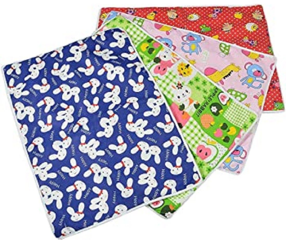 cuteably Cotton, Plastic, Microfiber Baby Bed Protecting Mat-picture-28
