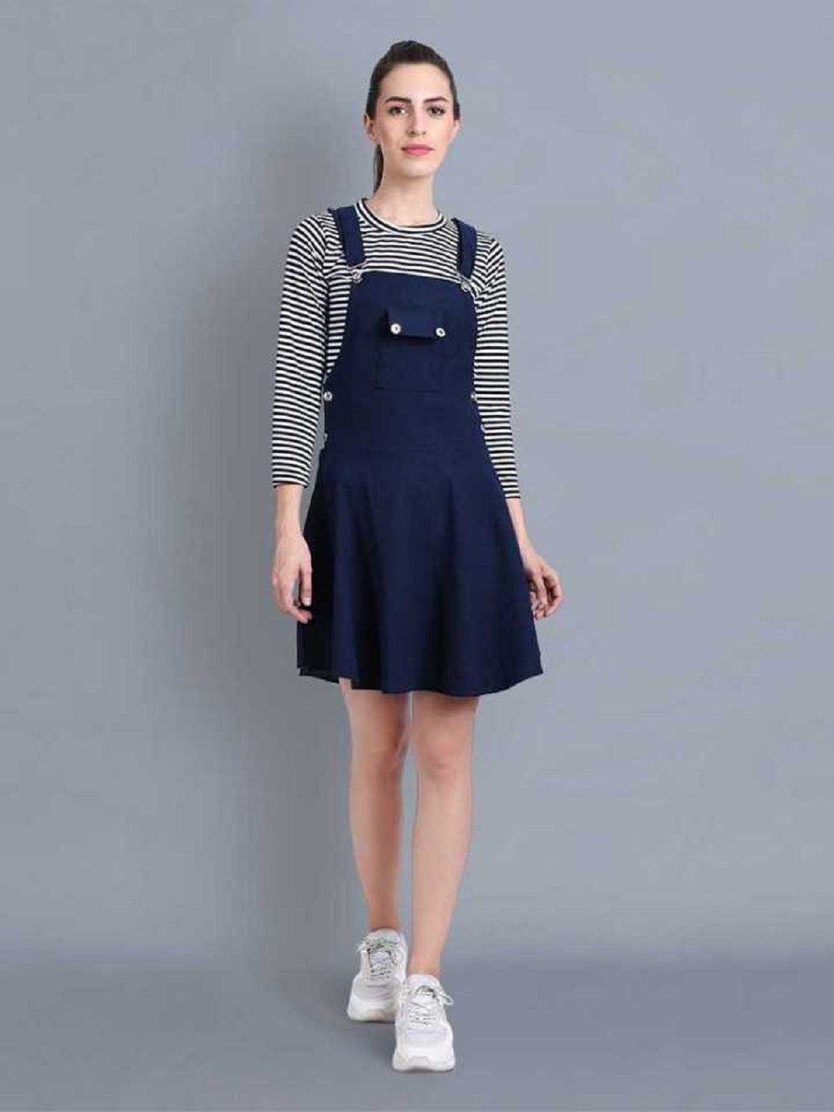 shiva trends Women Blue Dungaree-picture-12