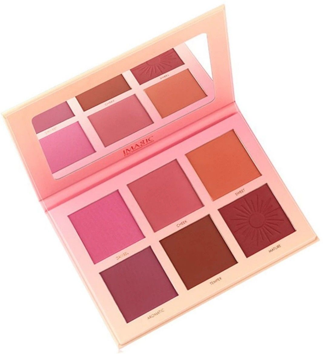 Touch Blush Palette 6 Colors ProfessionalCheek Blush 8 ml-image-1
