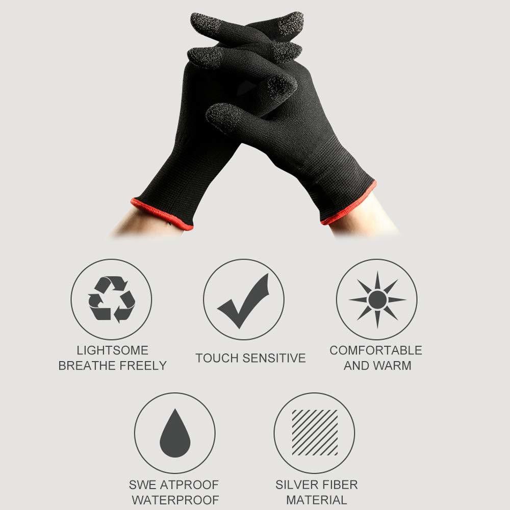 Gaming Gloves, Anti-Sweat Breathable, Highly for All Mobile Phone Game Gym & Fitness Gloves
