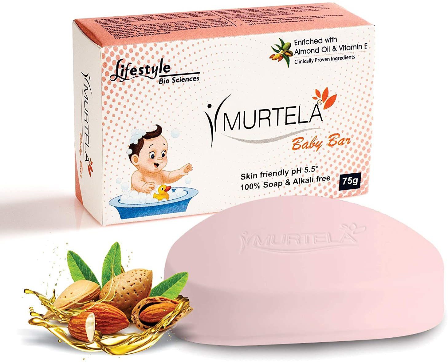 Baby Soap pH 5.5 Enriched with Almond Oil and Vitamin E-image-2