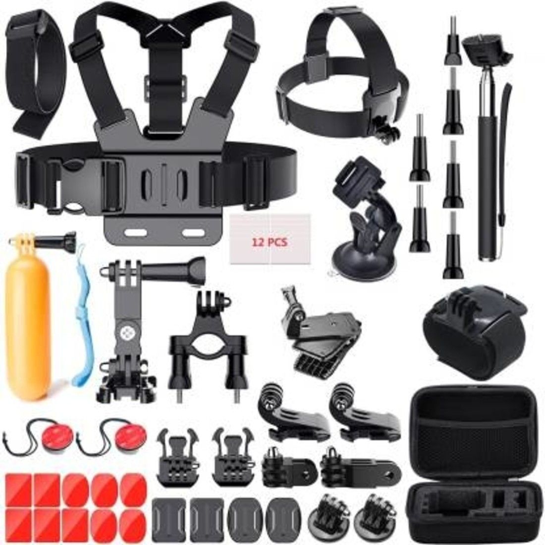 housemate Flat Surface Flat Placement Camera Mount (Black) Strap-image-48