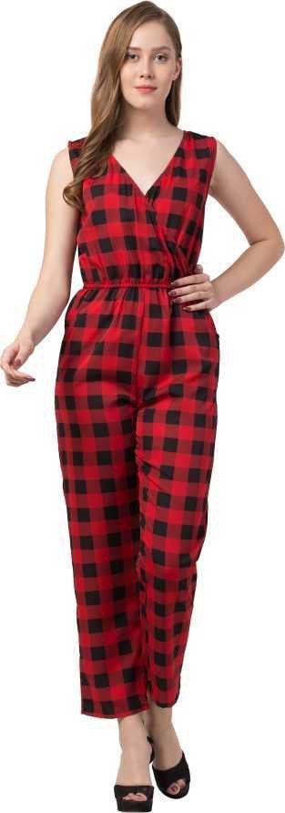addicted attire Checkered Women Jumpsuit-picture-16