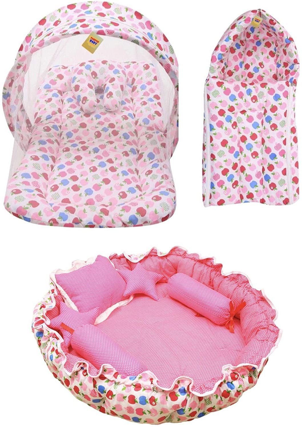 fareto Cotton Baby Bed Sized Bedding Set-picture-21