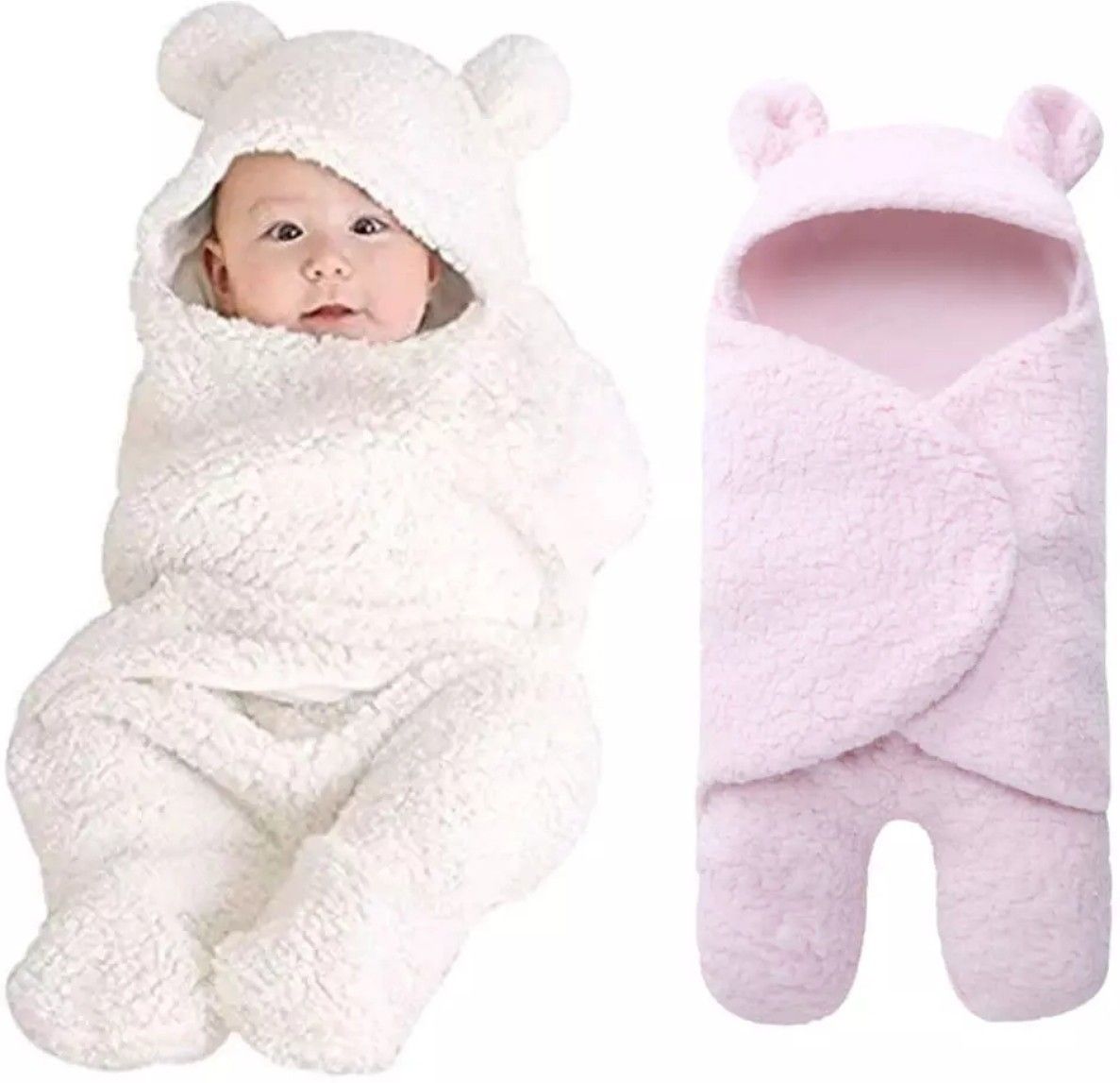 brandonn Abstract Single Hooded Baby Blanket forMild Winter-picture-10
