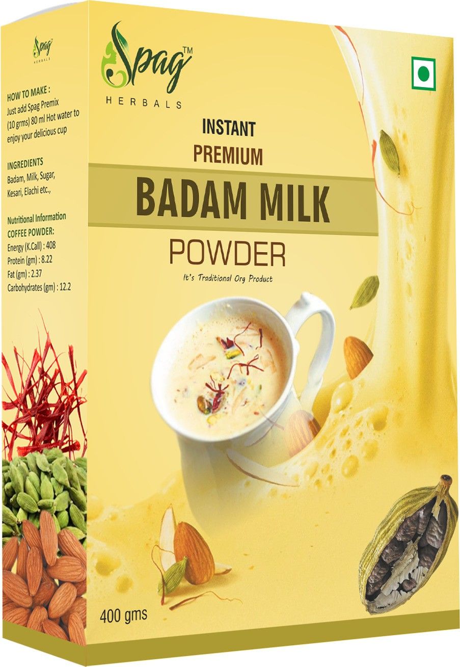 spag herbals by instant Premium Organic Badam Milk Powder-picture-25